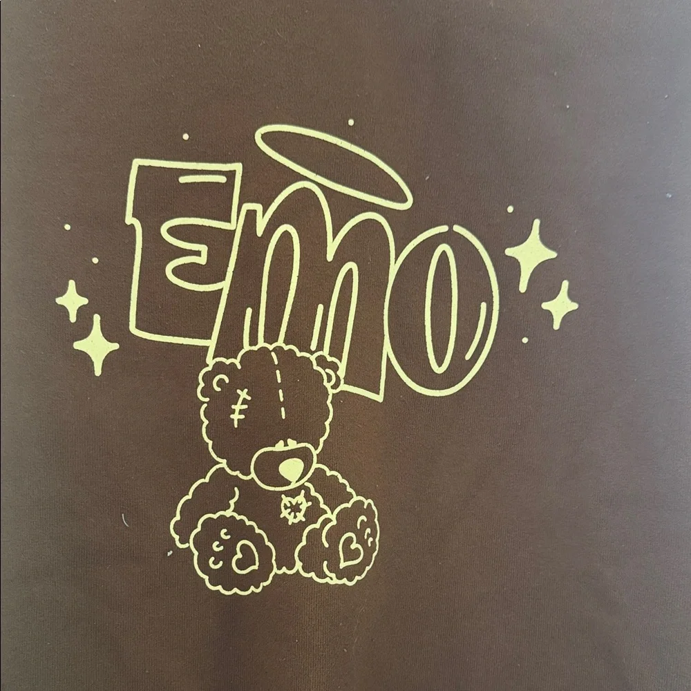 ROMWE Emo Bear Graphic Crewneck Sweater - Picture 2 of 4